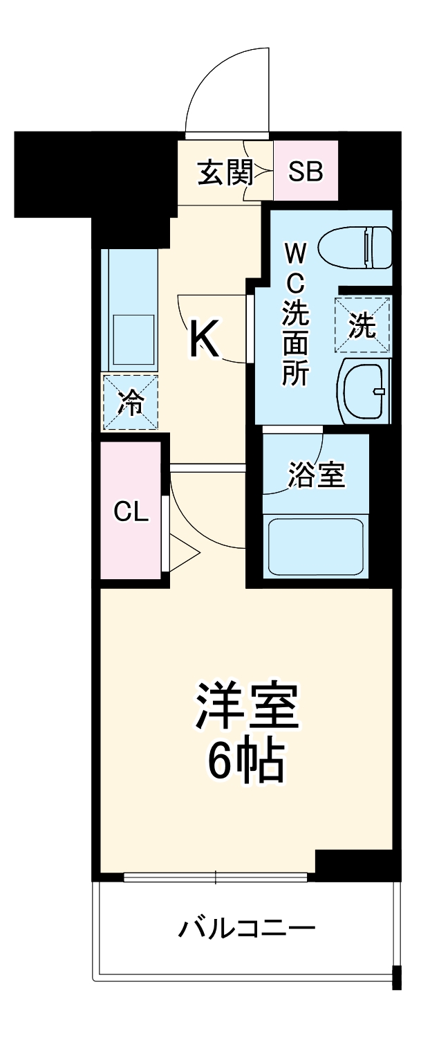 メインステージ横濱阪東橋の間取り