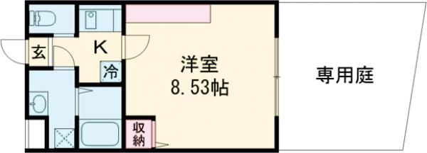 仮)フラッティ西京極の間取り