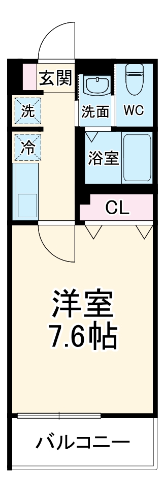 T&Fレジデンス南林間Aの間取り