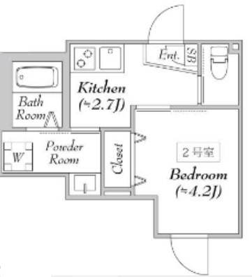 エリタージュの間取り