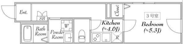 エリタージュの間取り