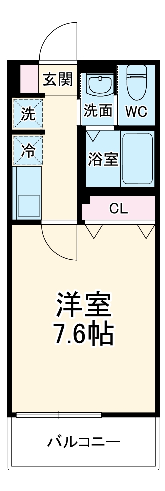 T&Fレジデンス南林間Aの間取り