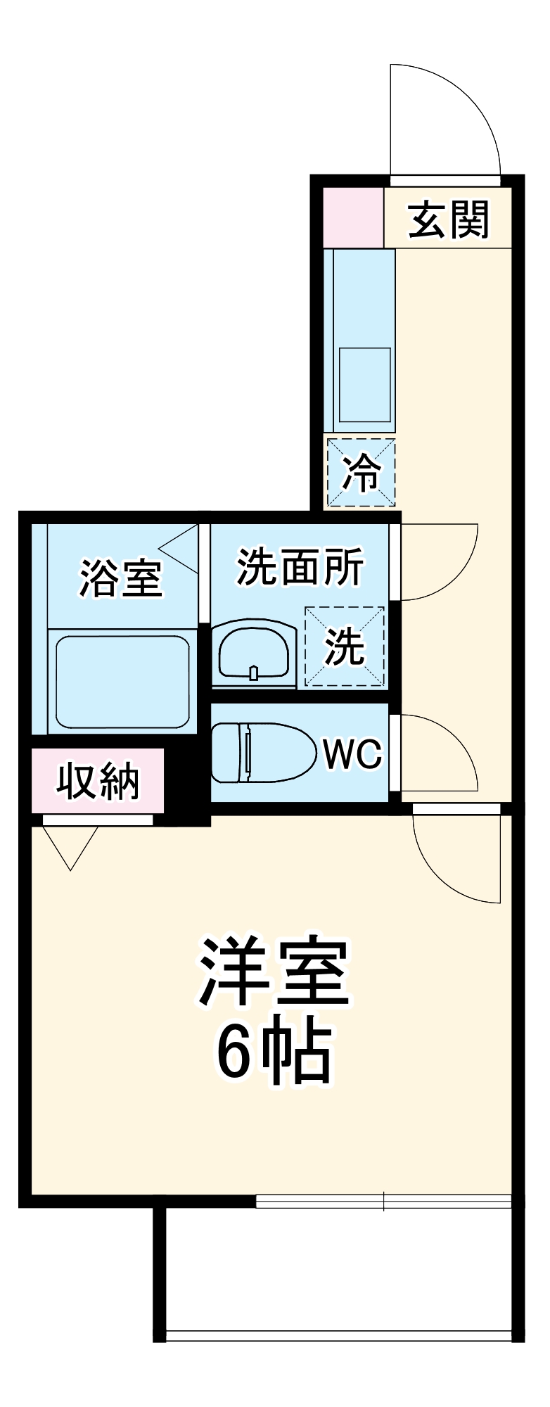 アザーレ・キュリオス宮崎台の間取り