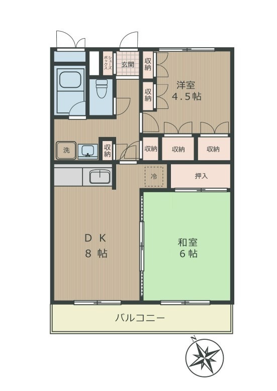 ドミシル池袋の間取り