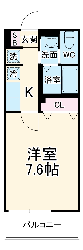 T&Fレジデンス南林間Aの間取り