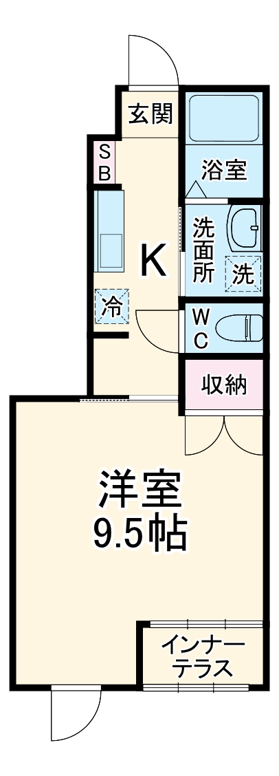 サニーサイドの間取り