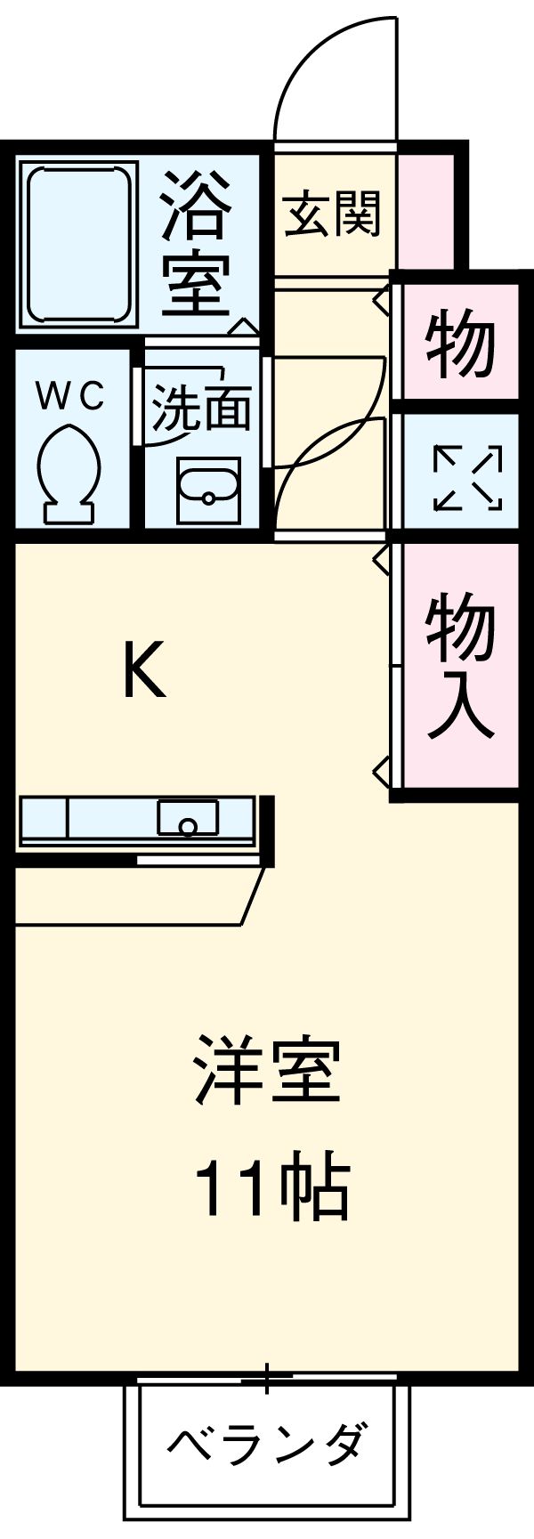 サニーガーデンⅡの間取り