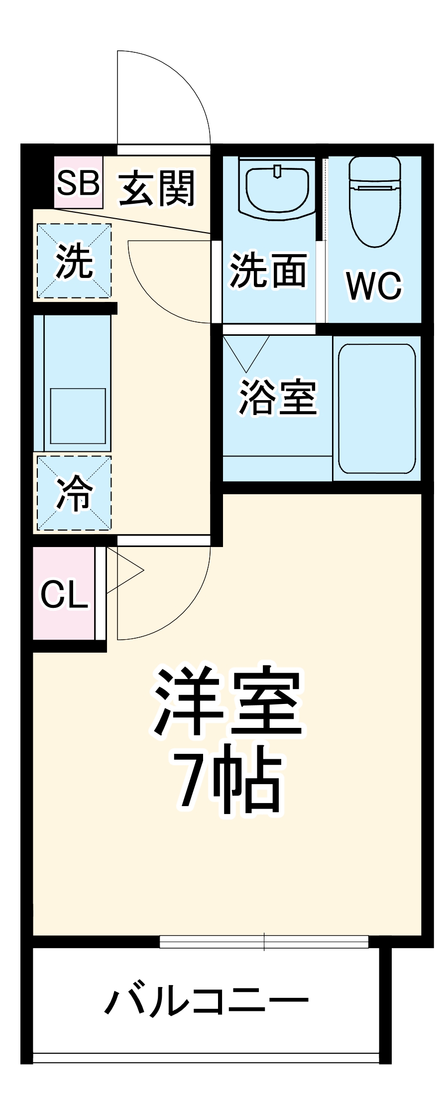 GRADUS鶴ヶ島の間取り