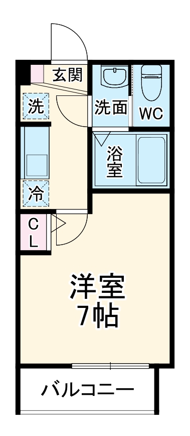 GRADUS鶴ヶ島の間取り