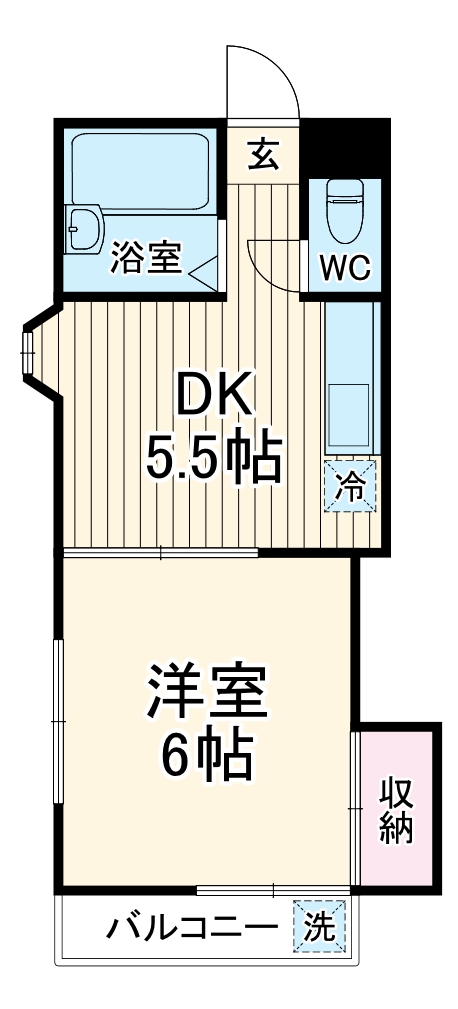 ウェルネス中央の間取り