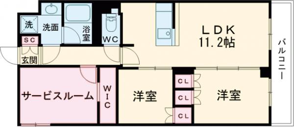 アジールコート練馬中村橋の間取り
