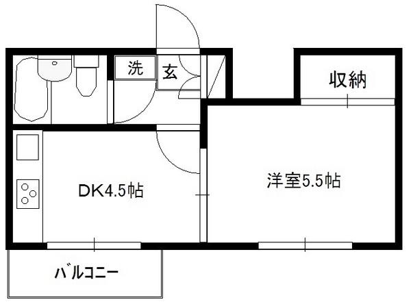 マンションフロールⅠの間取り