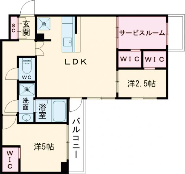 アジールコート練馬中村橋の間取り