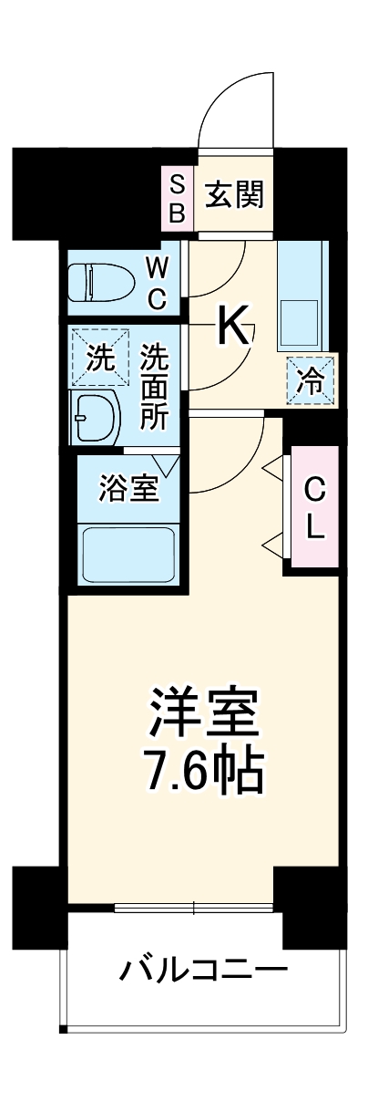 ソルテラス京都西院 STATION SIDEの間取り