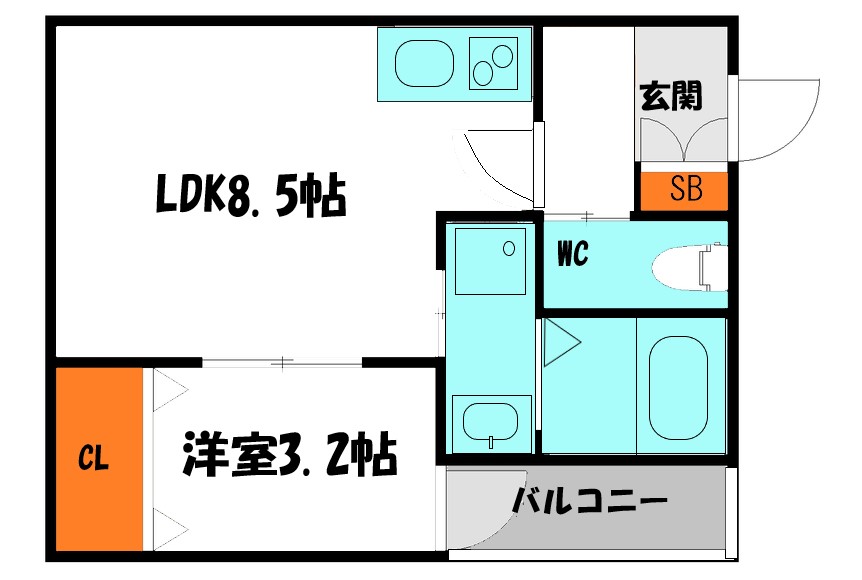 H-maison門真南Ⅰの間取り