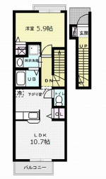 メゾン SMILE Ⅱの間取り