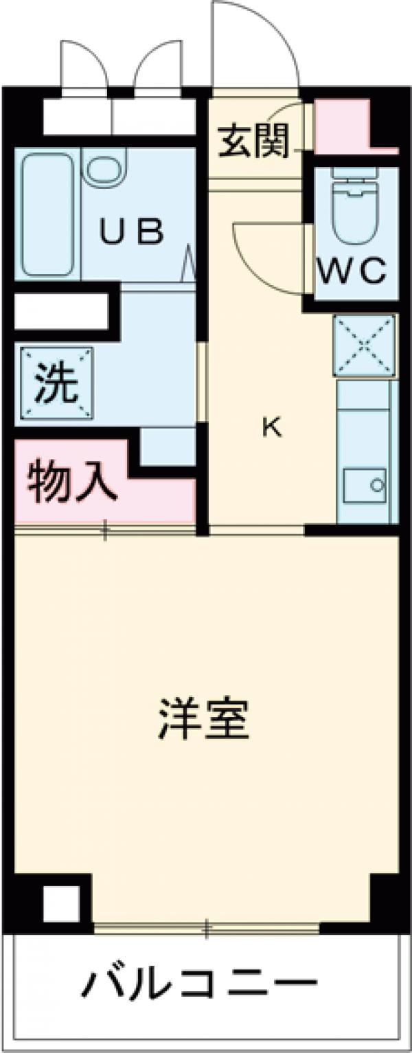 エクセラン池袋の間取り