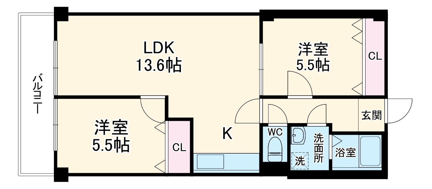 ランドハウス汐路の間取り
