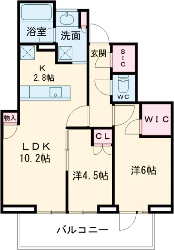 シティタワー国分寺ザ・ツイン イーストの間取り