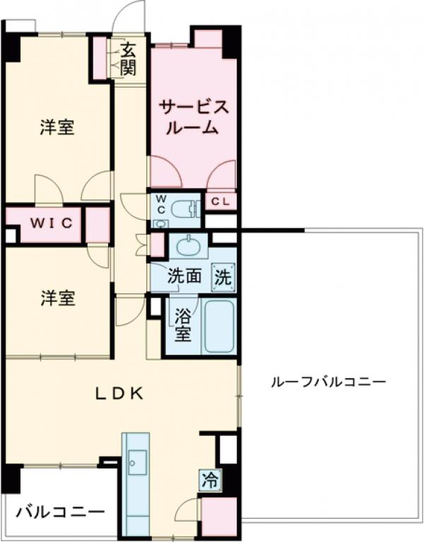 プレシス篠崎の間取り