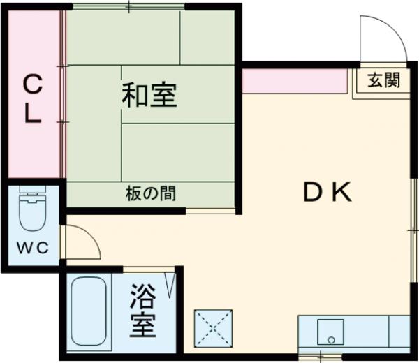 ふるやコーポの間取り