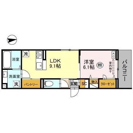 chardon nord（シャルドン　ノール）の間取り