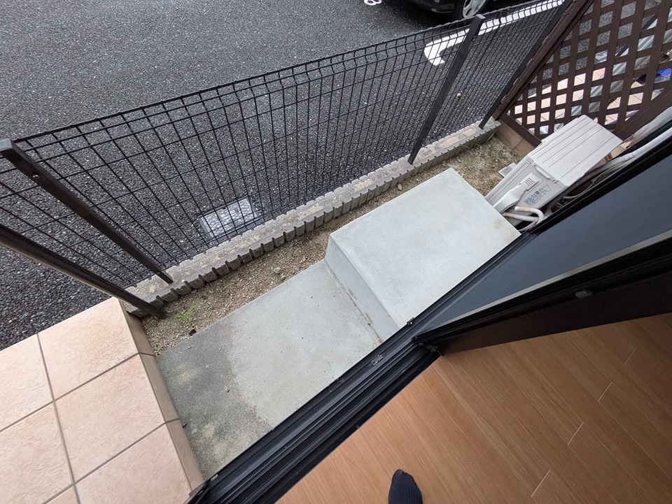 12/25 バルコニー