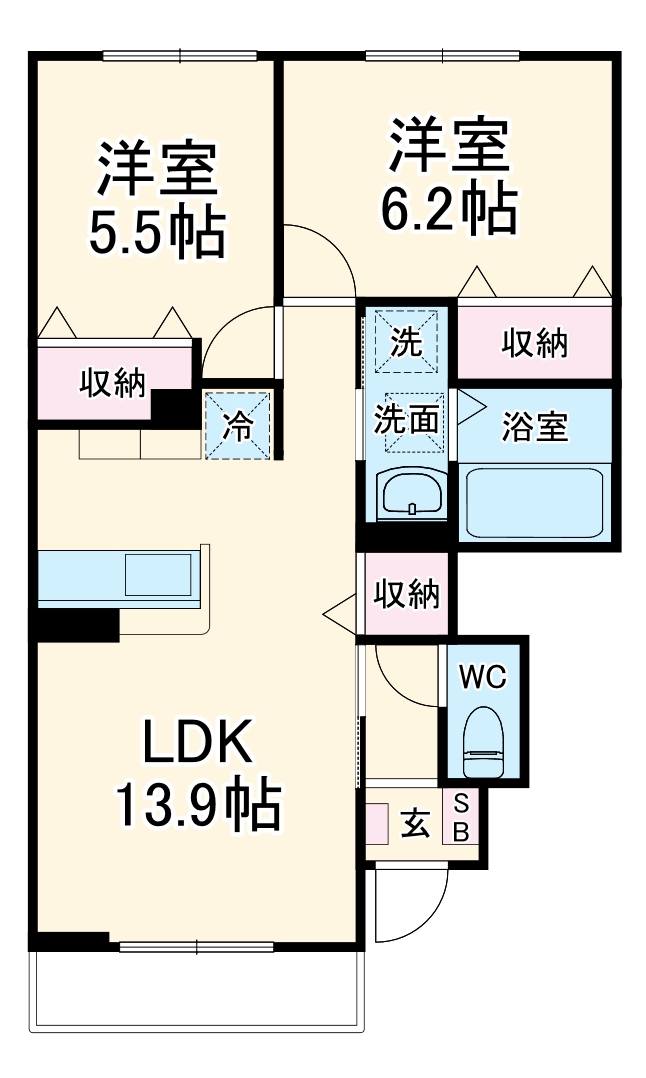ペルモⅡの間取り