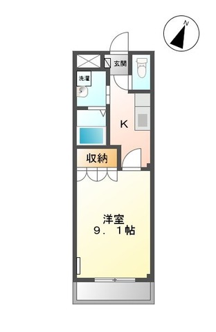キャッスルリバーサイドの間取り