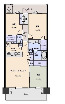 ザ・フォレストレジデンスブライトリーフの間取り