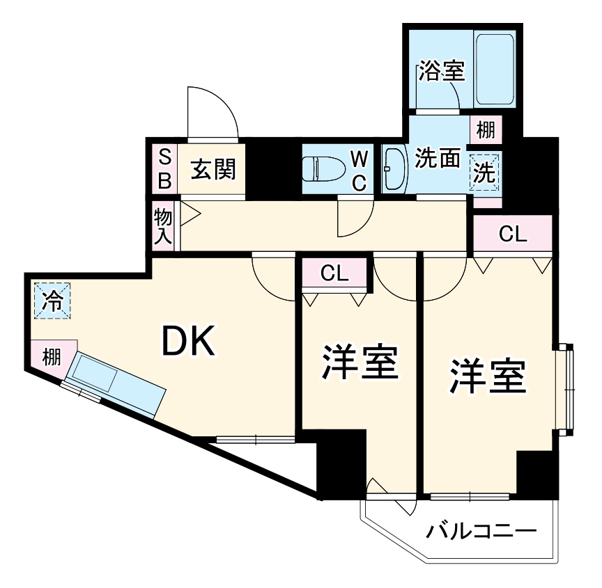 ライオンズシティ川越の間取り
