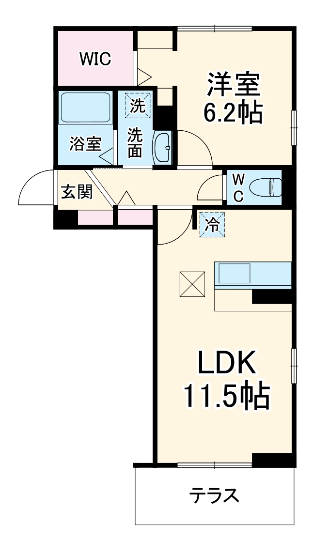 ヴィラH&Hの間取り