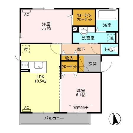 サンボナールの間取り