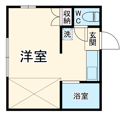クロノス本牧の間取り