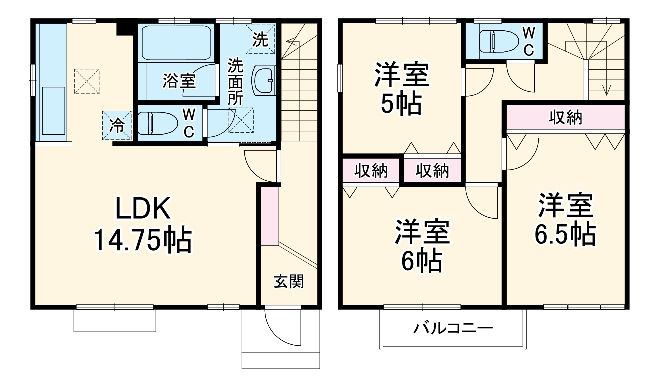 SHUKURA新秋津の間取り