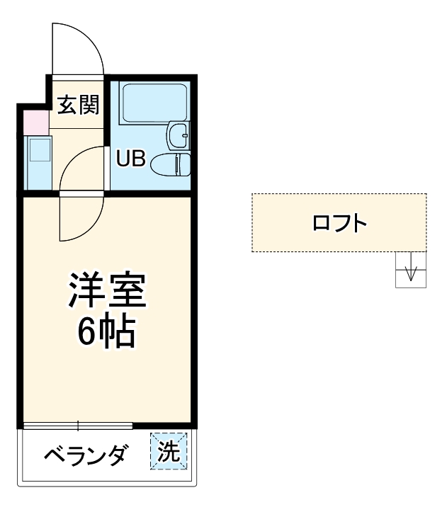 ジュネパレス松戸４５の間取り