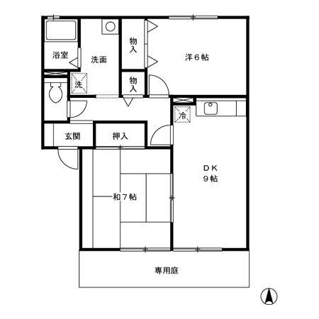 パークハイムの間取り
