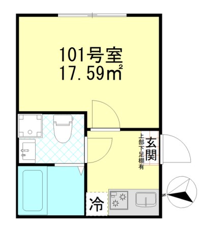 グランドアイランド蒲田の間取り