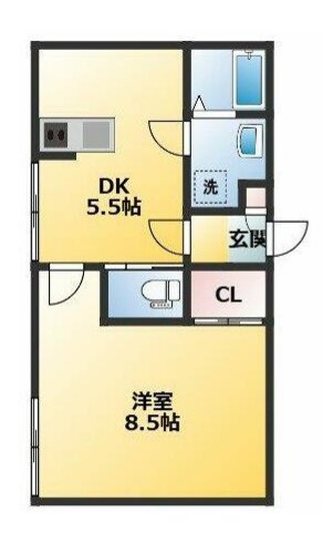 新宿早稲田鶴巻町IMAハウスの間取り