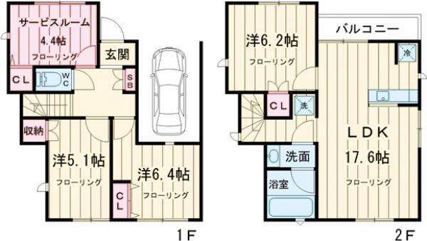 Kolet下赤塚の間取り