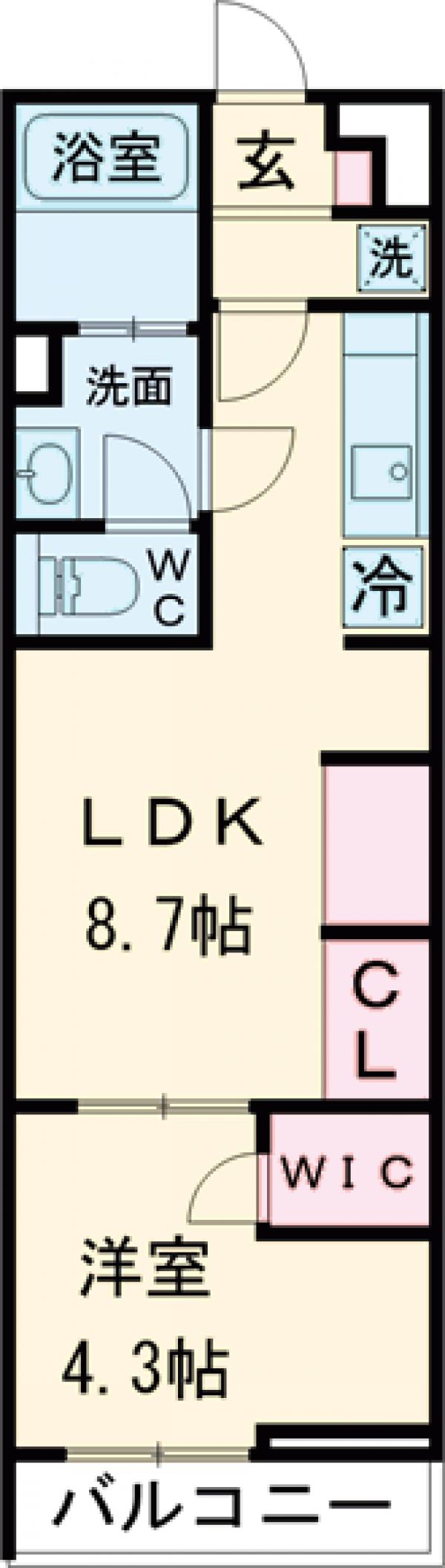 リブリ・デュ・ボンヌ八王子の間取り