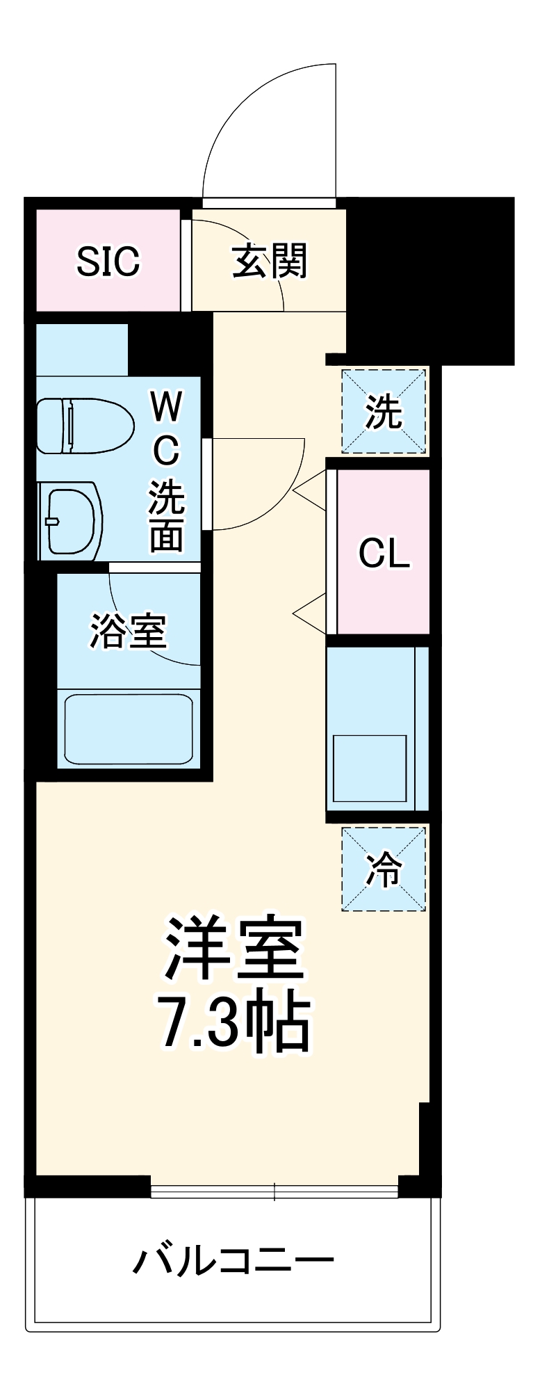 クラリッサ新綱島の間取り