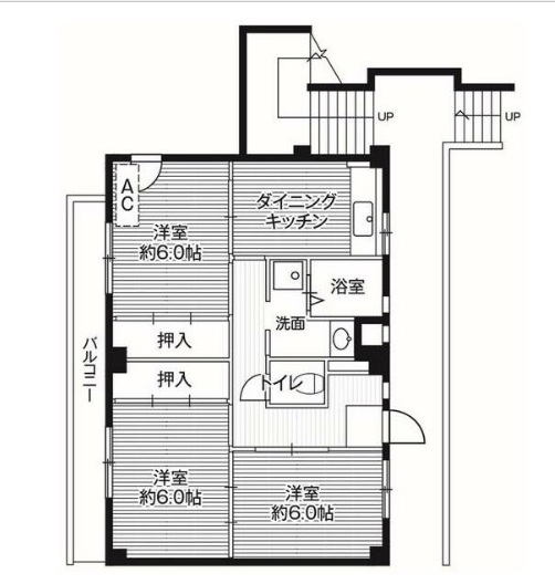 ビレッジハウス千種1号棟の間取り