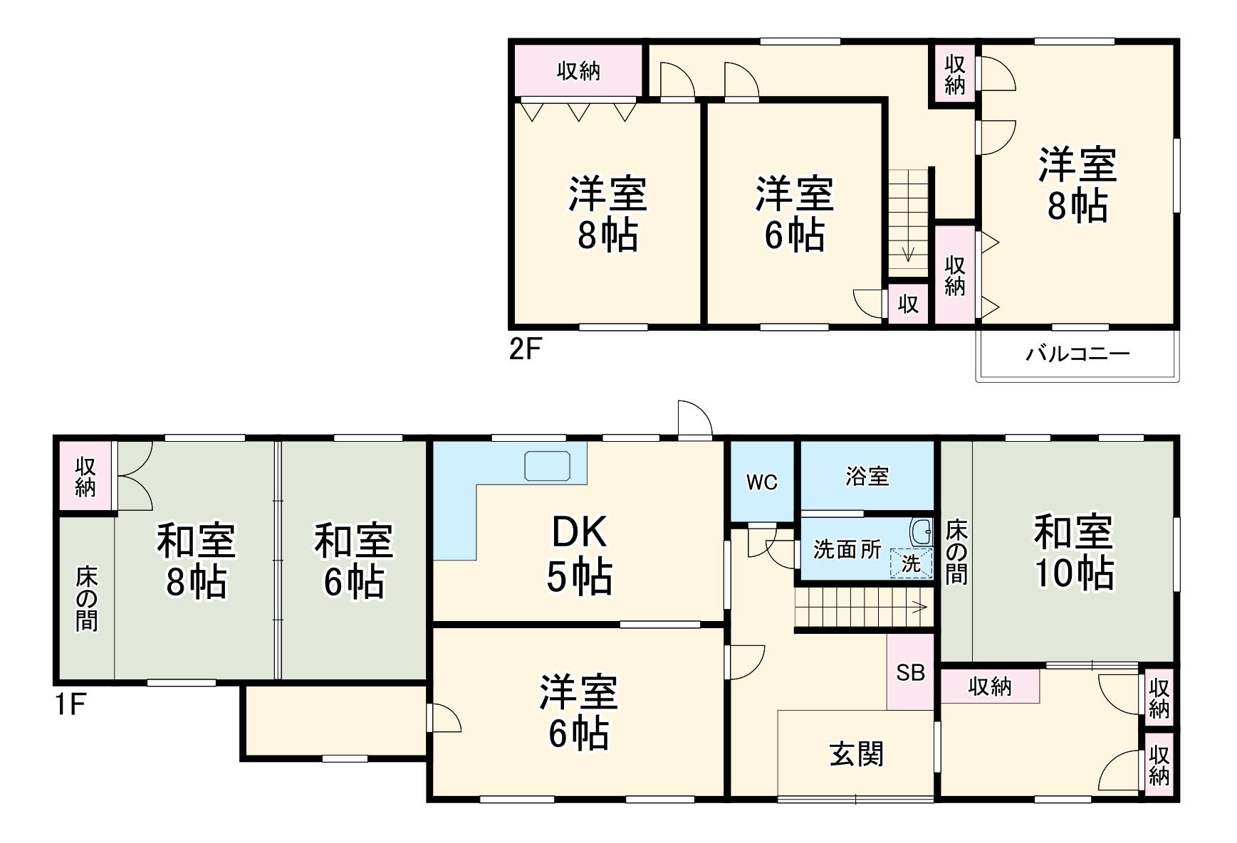 細江町気賀戸建の間取り