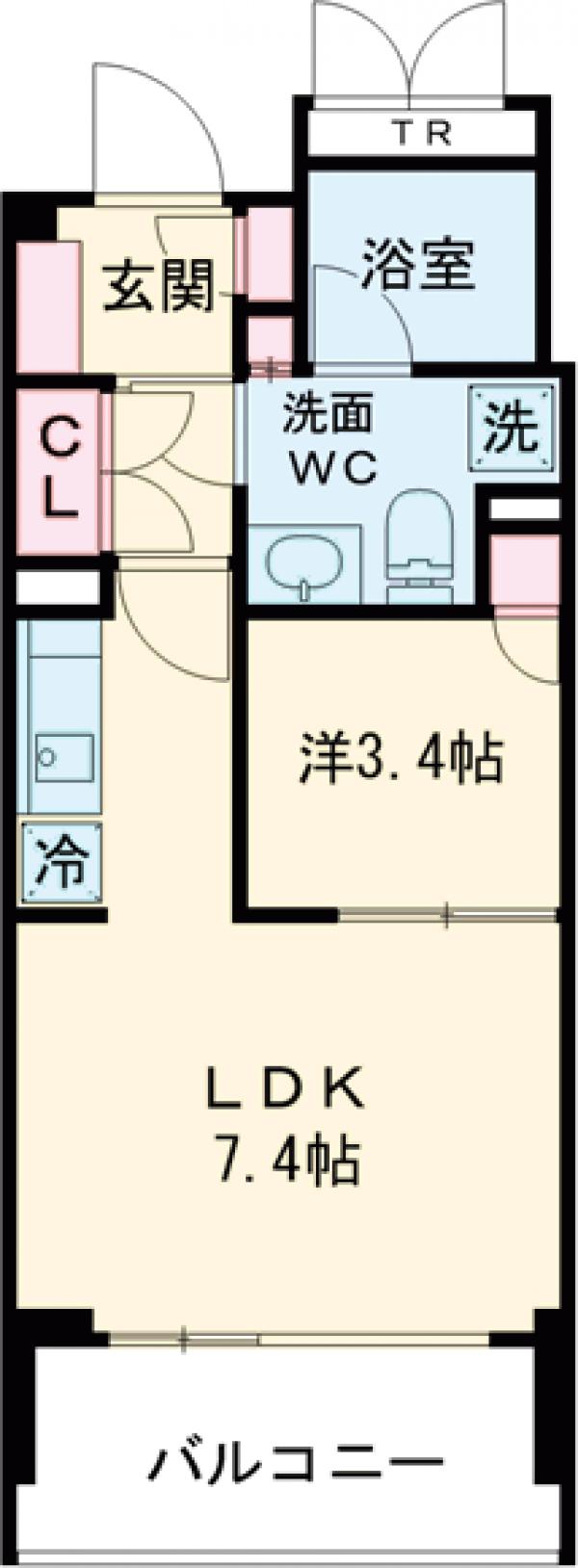 パークレジデンシャル博多の間取り