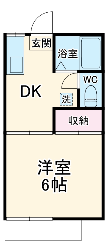 稲荷山ハイツの間取り