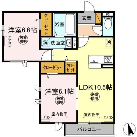 チェントラーレの間取り