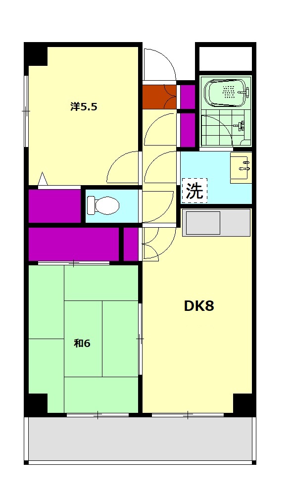 アーデルサンアイの間取り