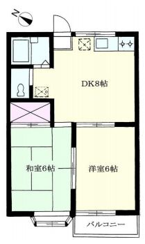 内田ハイツ・Ⅱの間取り