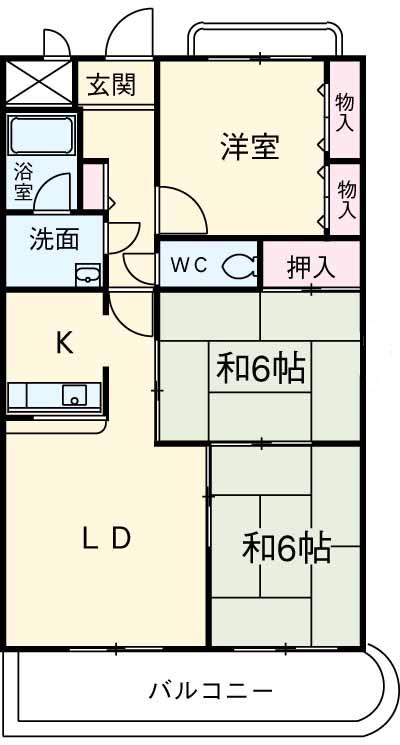 ピアチェーレの間取り